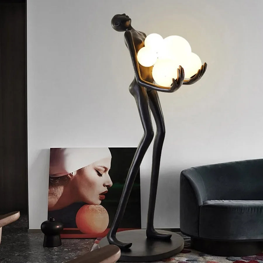 Nordic Humanoid Sculpture Lamp