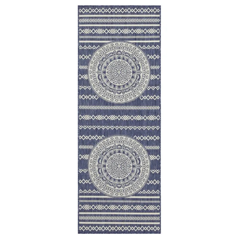 5'3"x7'3" Sunshine Blue Indoor/Outdoor