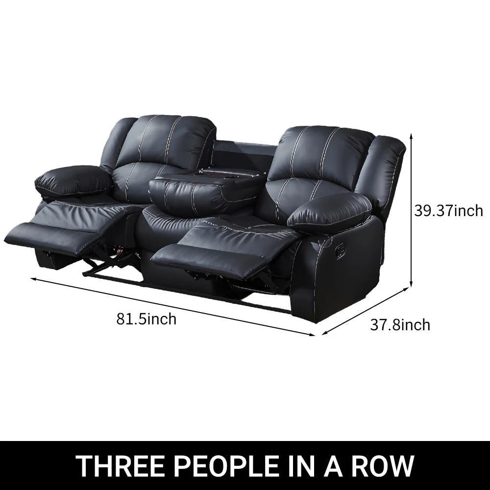 Power Loveseat Recliner Sofa Theater