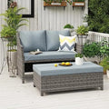 Casual Whicker 2-Piece Patio Set