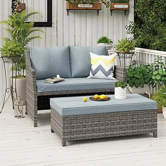 Casual Whicker 2-Piece Patio Set