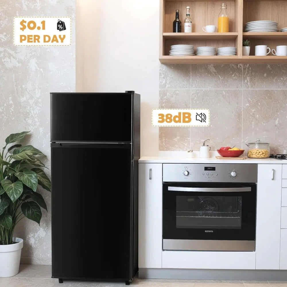 4.5 CF Fridge/Freezer 2 Doors