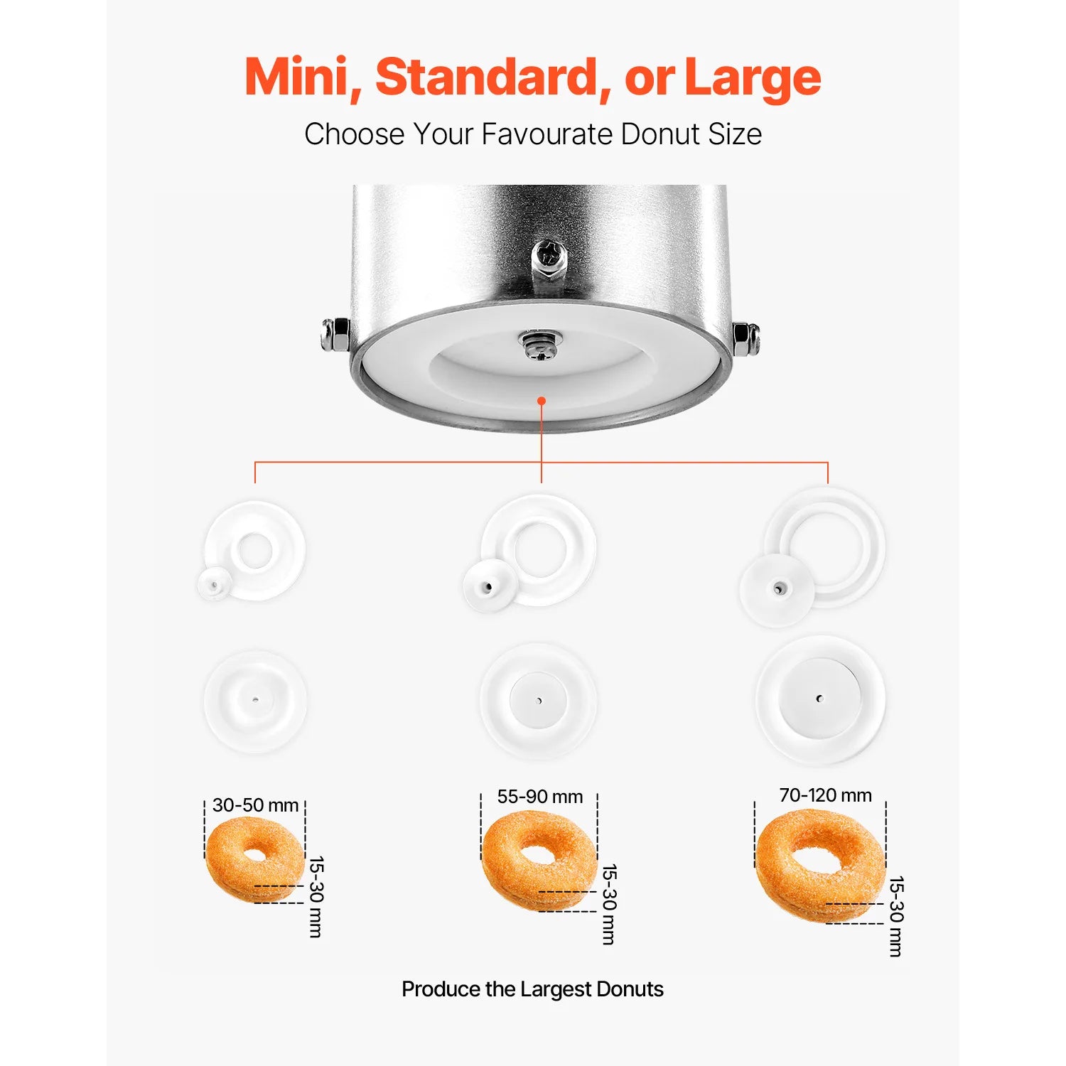 Commercial Automatic Donut Machine Single Row 90 pcs/hour