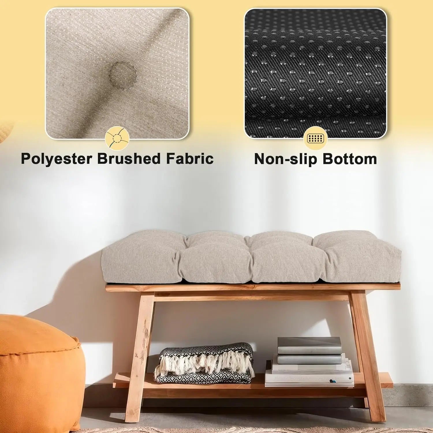 48-Inch Bench Cushion indoor