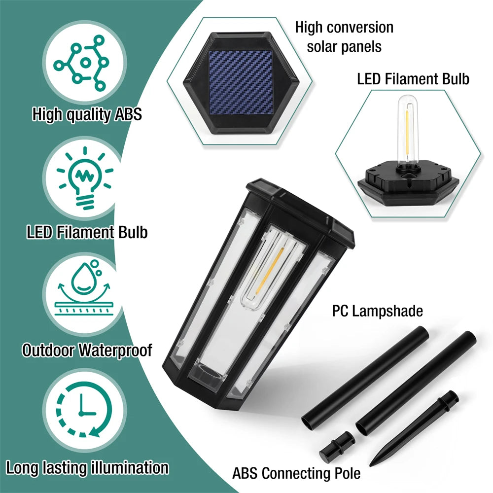 1/4/6 Solar Pathway Lights