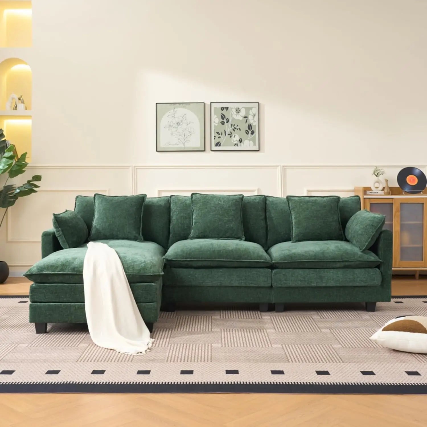 3 Seat Modular Sectional Sofa