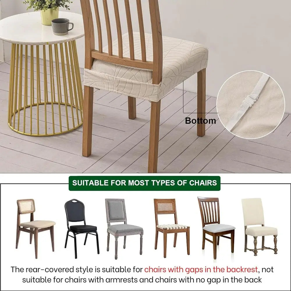 4 Chair Covers Stretchable Washable