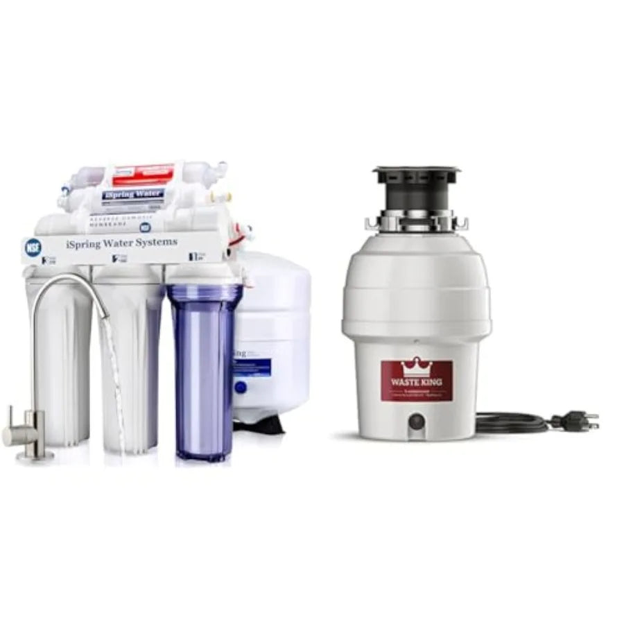 3/4 HP Disposal 75 GPD Alkaline 6-Stage Reverse Osmosis