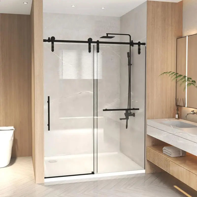 50-54" x 76" H Frameless Sliding Shower Door