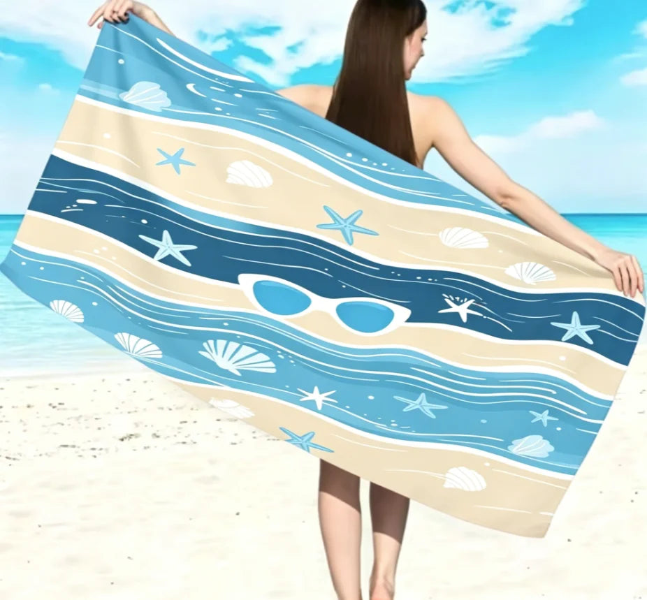 Ocean Pattern Beach Towel