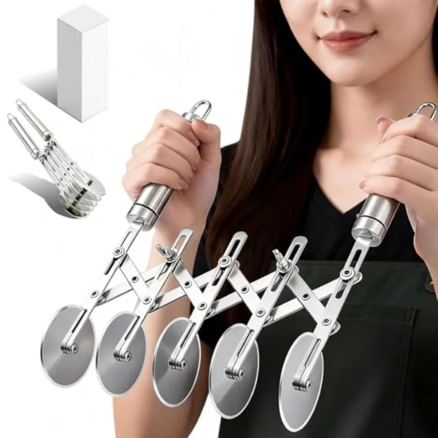 5-Wheel Pastry Cutter/Dough Divider