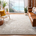 10x14 Customized Shag Ivory & Beige Moroccan