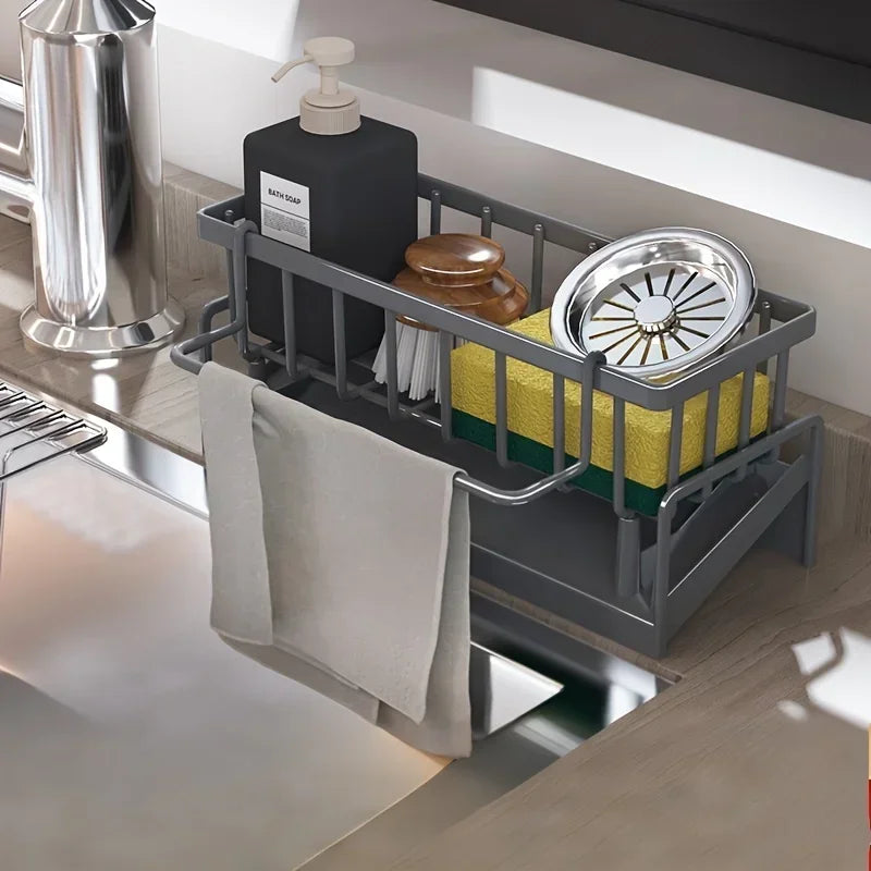 Sink Organizer Multi-Use Sponge Soap
