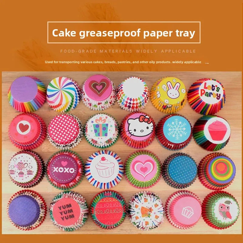 100pcs Muffin/Cupcake Paper Cups