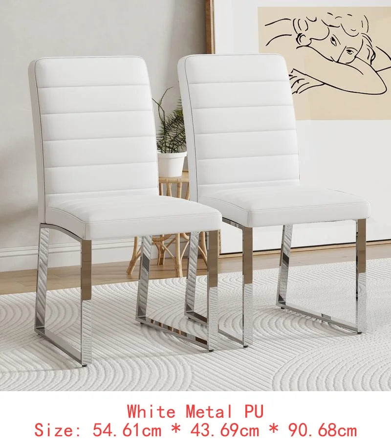 6 Heavy-Duty Thick Cushion Iron Frame
