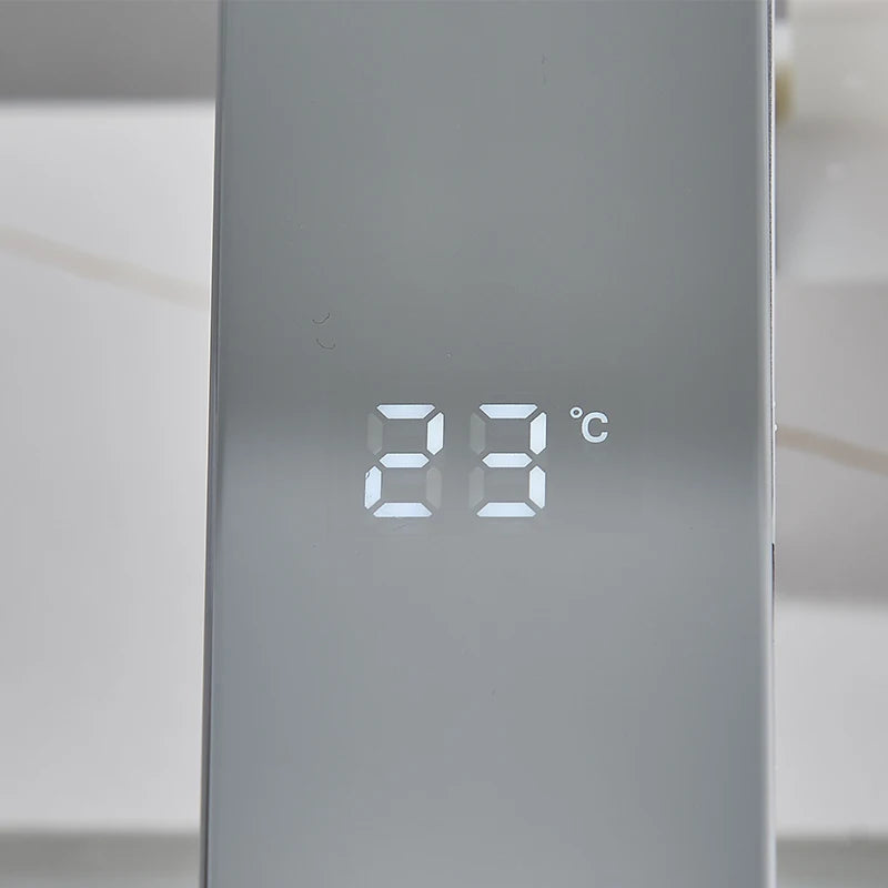 Gun Grey Smart Sensor Basin Digital Display