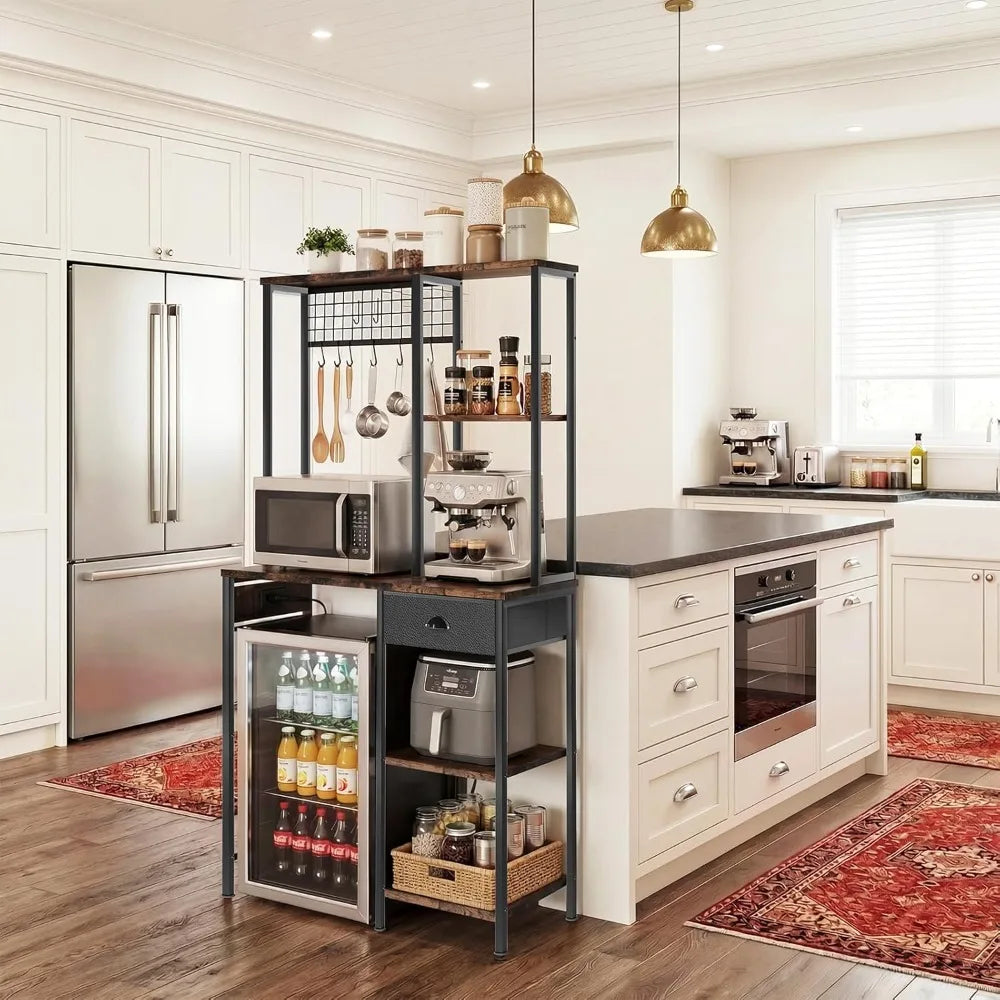 3-Tier Over Mini Fridge Shelf, outlet