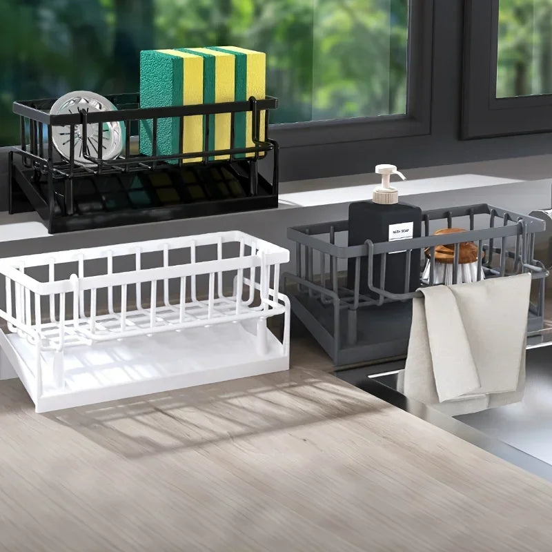 Sink Organizer Multi-Use Sponge Soap