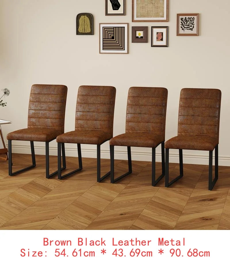 6 Heavy-Duty Thick Cushion Iron Frame