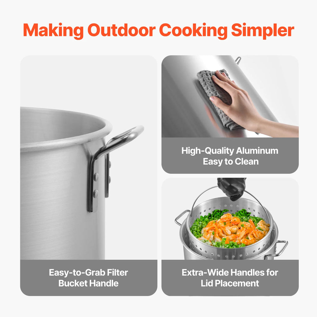 60/80/100Qt Seafood Boiling Kit, Strainer