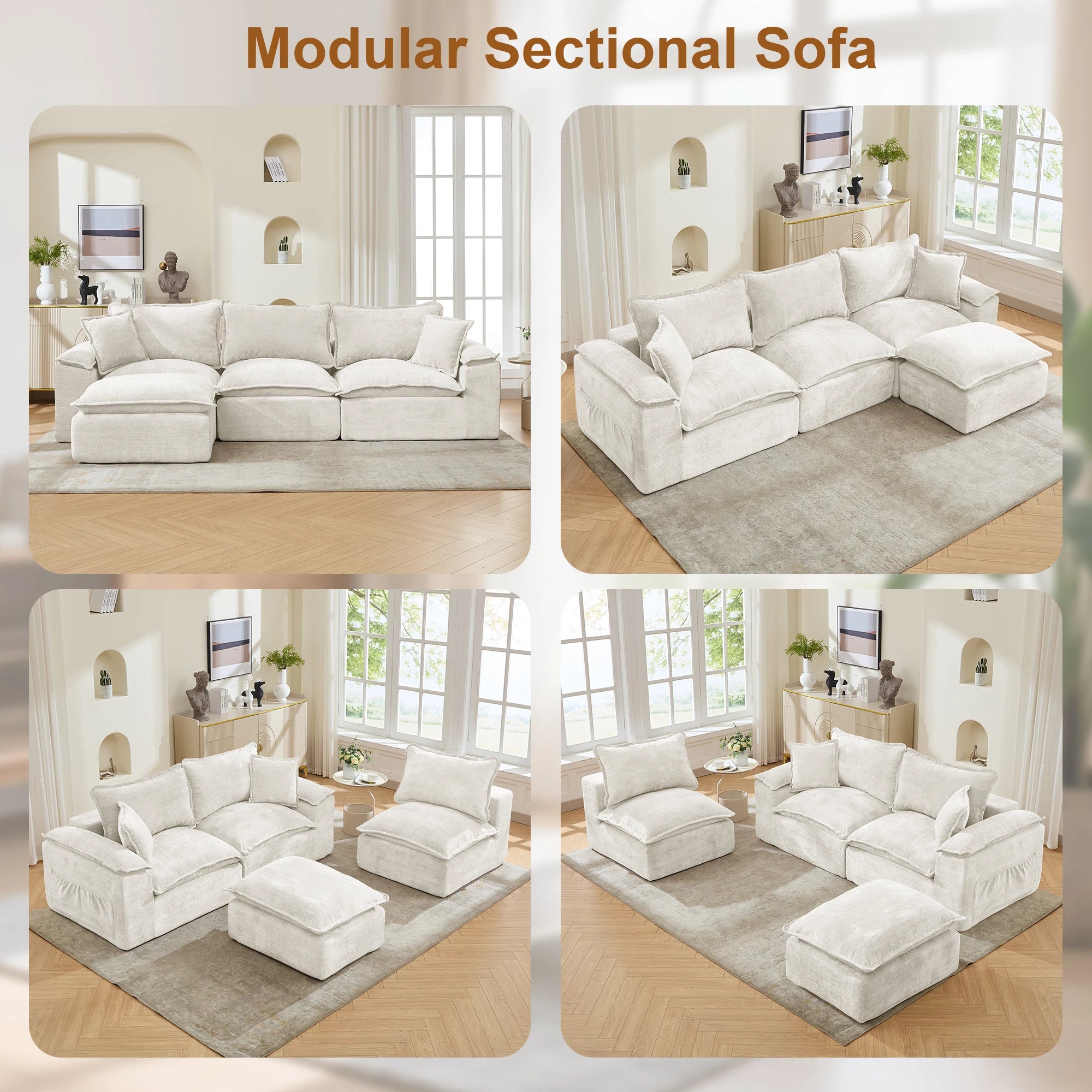 122" Modular Sectional