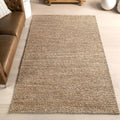 4X6 Wool Handmade Tan Rustic Farmhouse