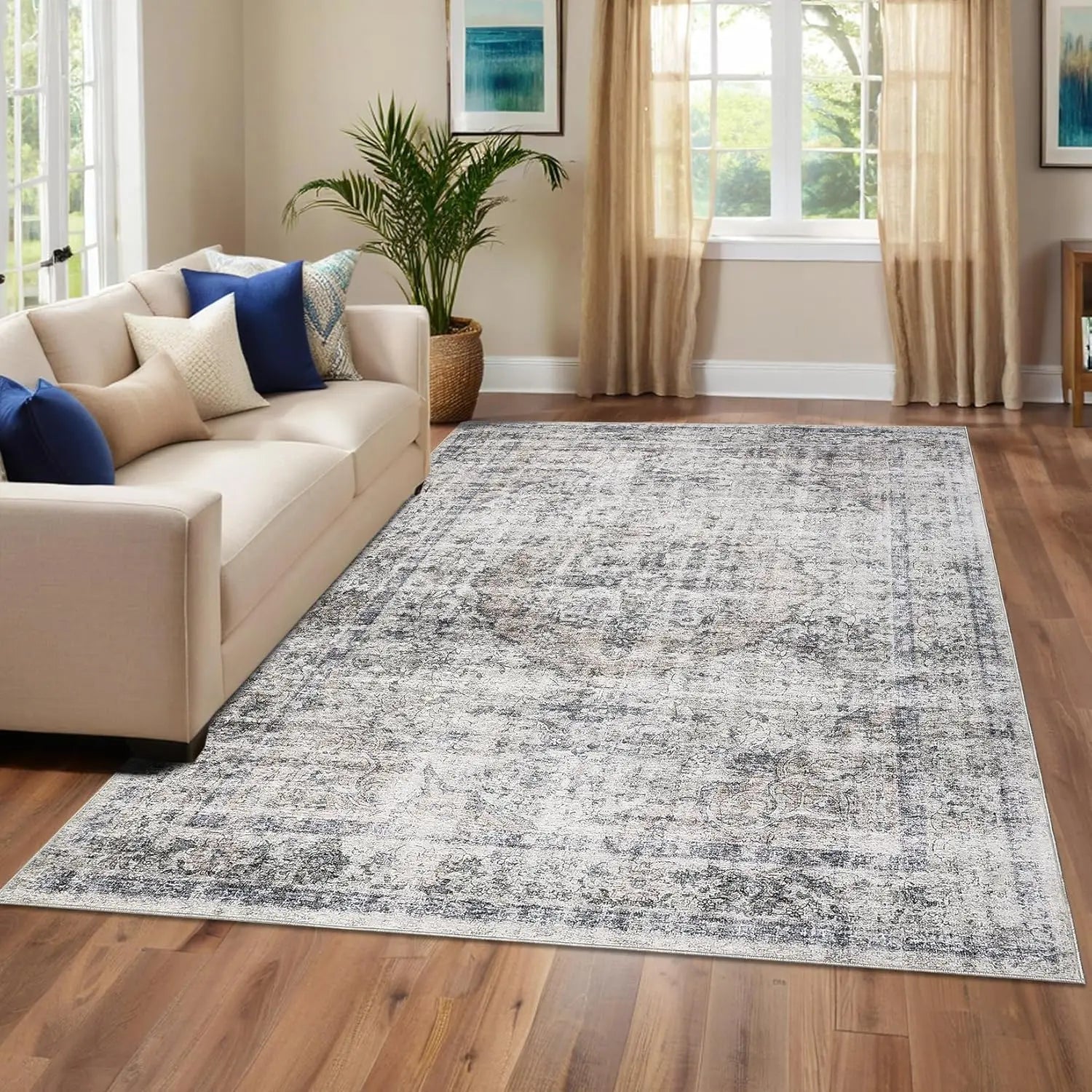 Washable Stain-Resistant Non-Slip