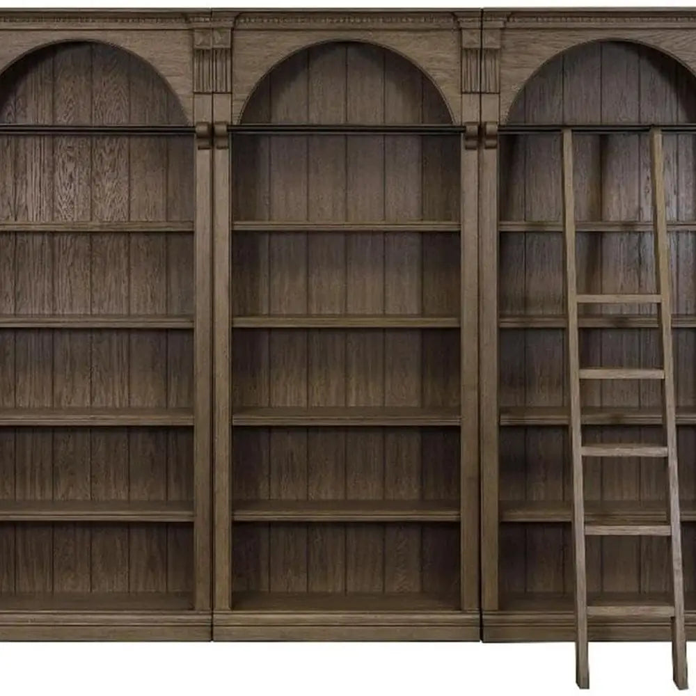 8-Foot-Tall Traditional Bookshelf w/Ladder
