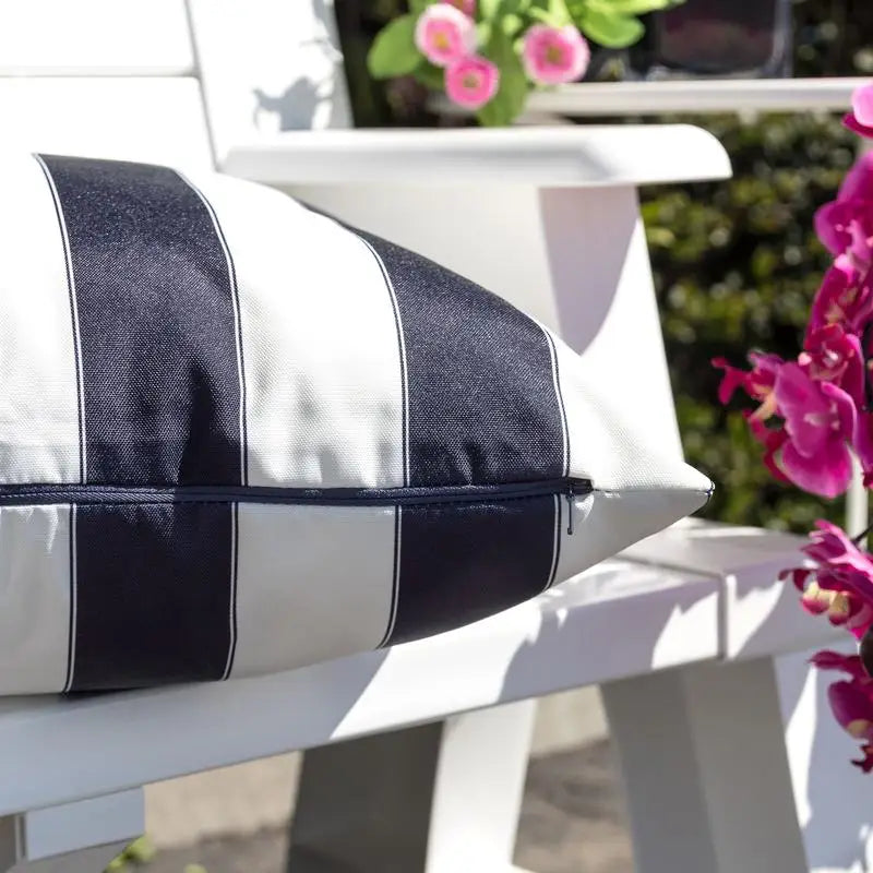 Outdoor Indoor Horizon Stripe Pillow