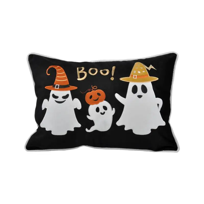 Halloween Velvet Throw Pillow