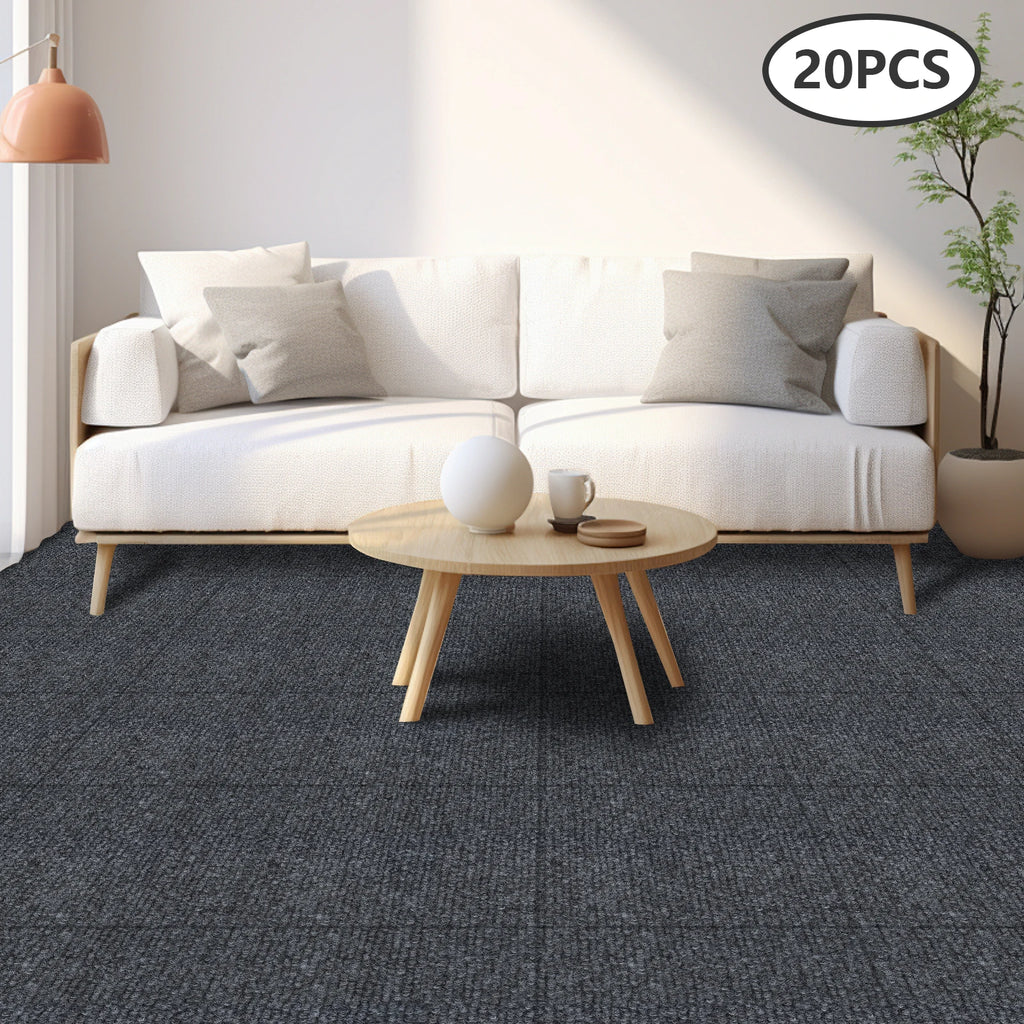 20pcs Carpet Floor Sticker 20"x20" Removable