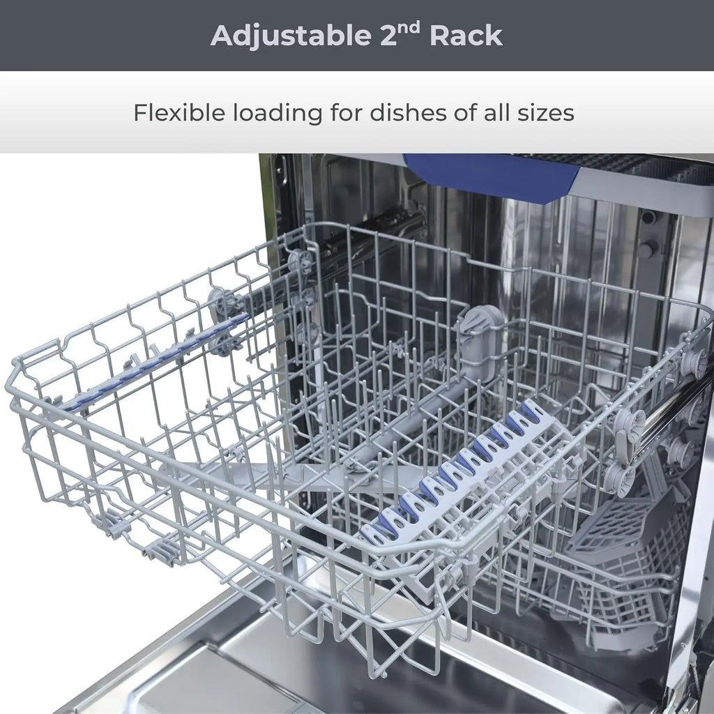 3-Rack Built-In Dishwasher Stainless Steel Tub