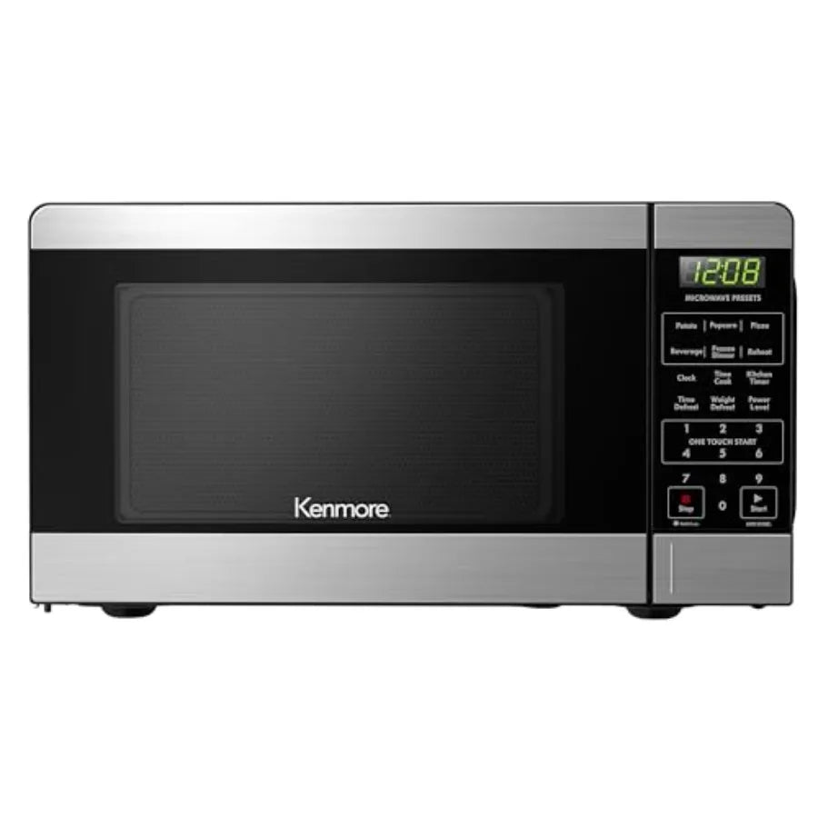 Microwave, 6 Auto-Preset Menus, 900 Watt 0.9 Cu Ft Stainless