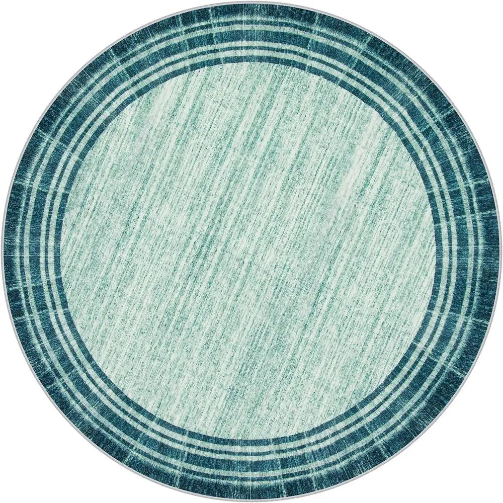 6' Circle Ultra Thin Washable Soft Teal