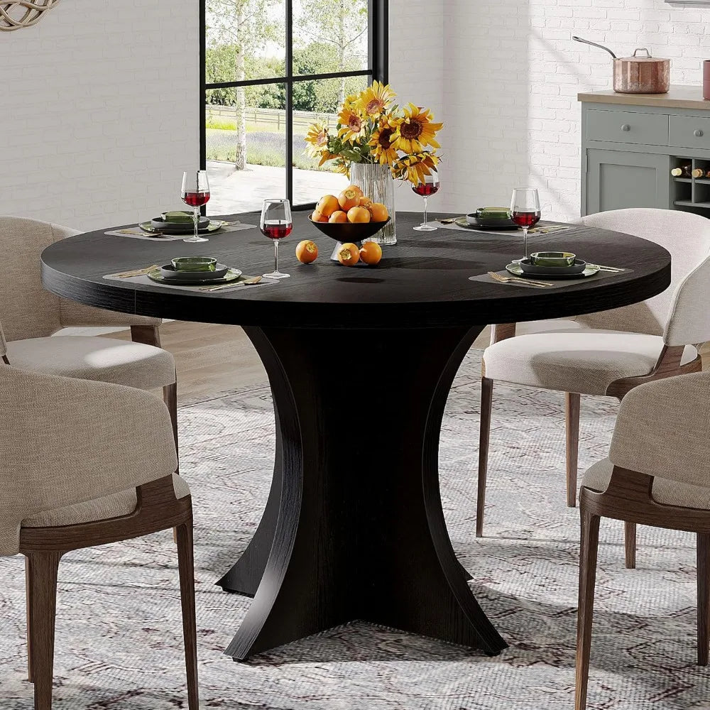 47.25" Round  for 4-6 Farmhouse Wood