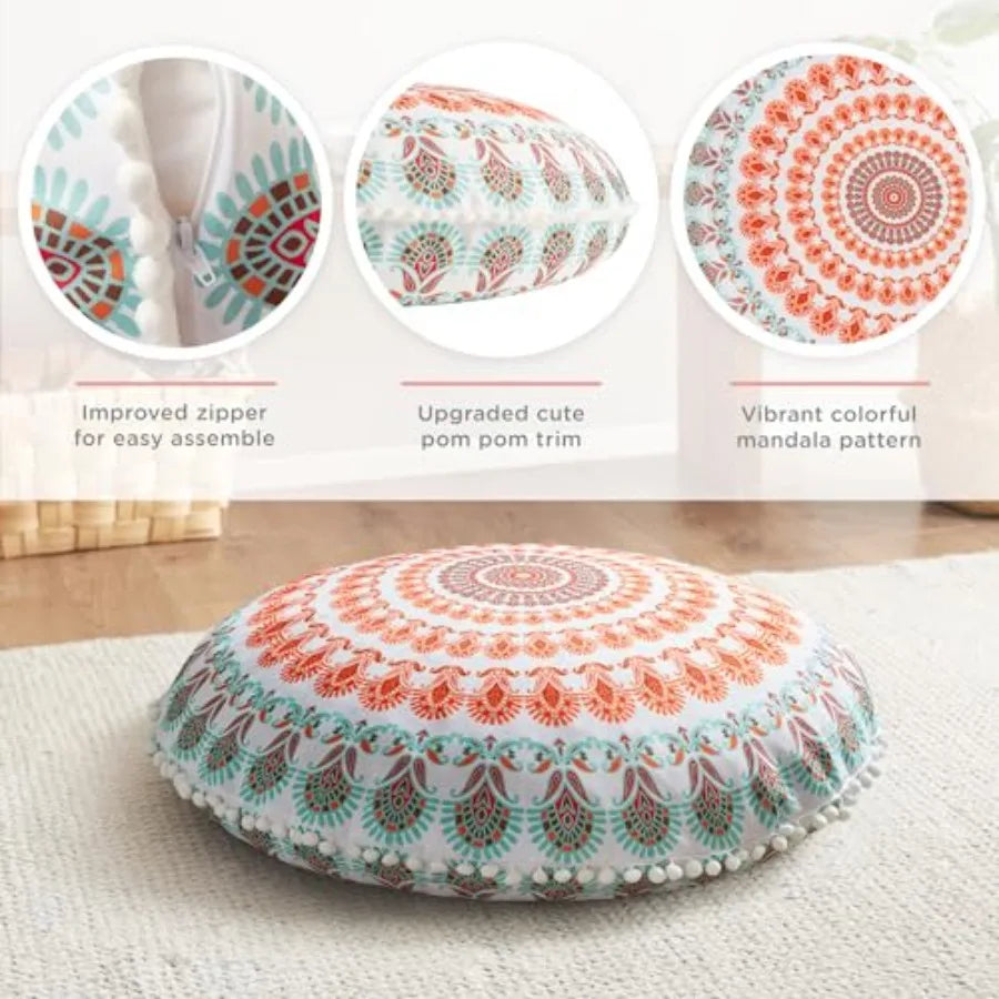 2 Floor Pillows Adults