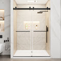 60" x 78"Matte Black Frameless