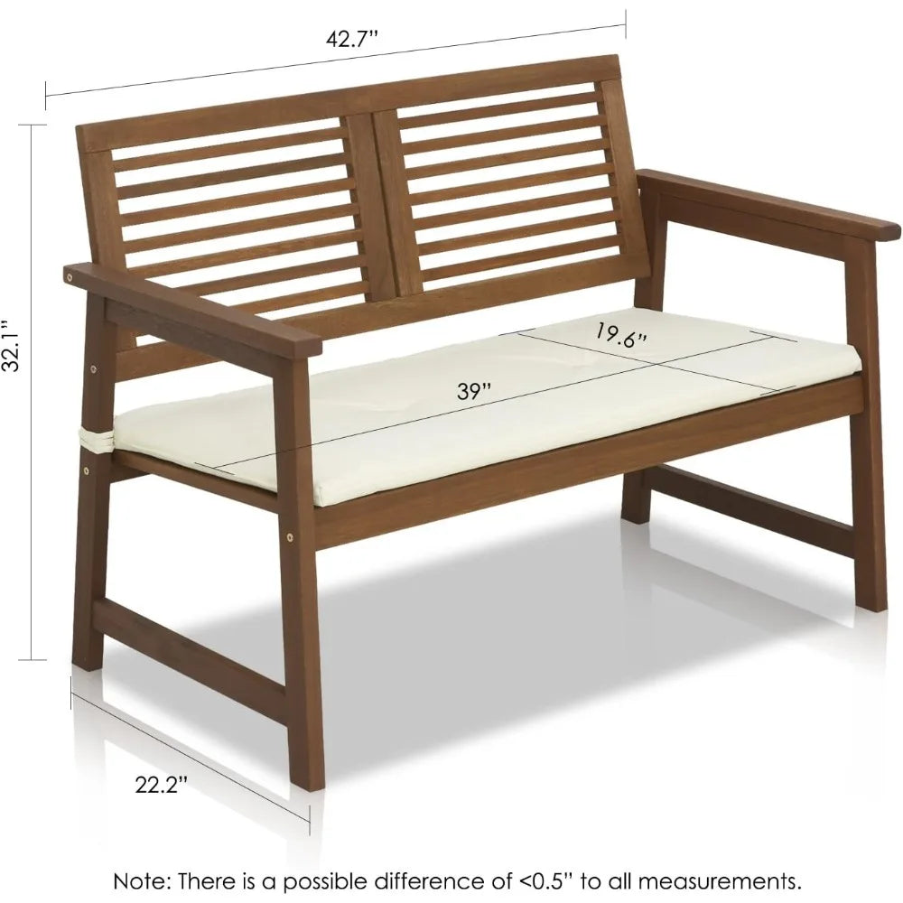 Teak Oil Outdoor Bench