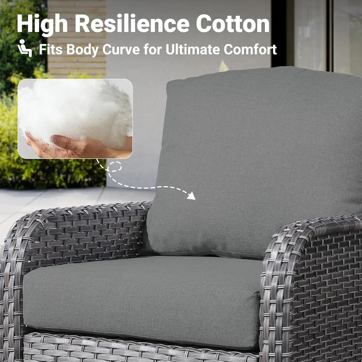 Whicker All-Weather Patio Set (2)