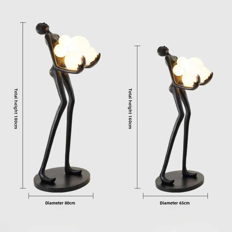 Nordic Humanoid Sculpture Lamp