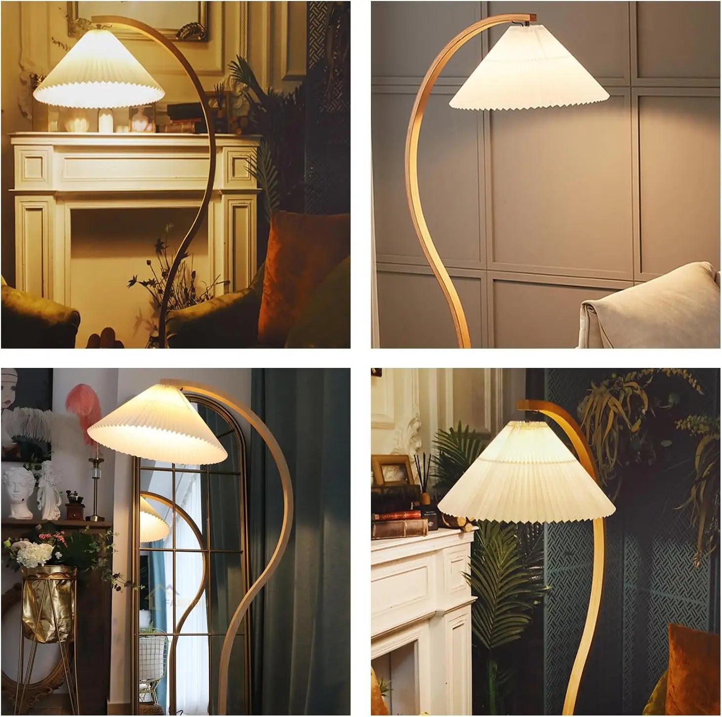 Vintage 59" Arched LED Lamp