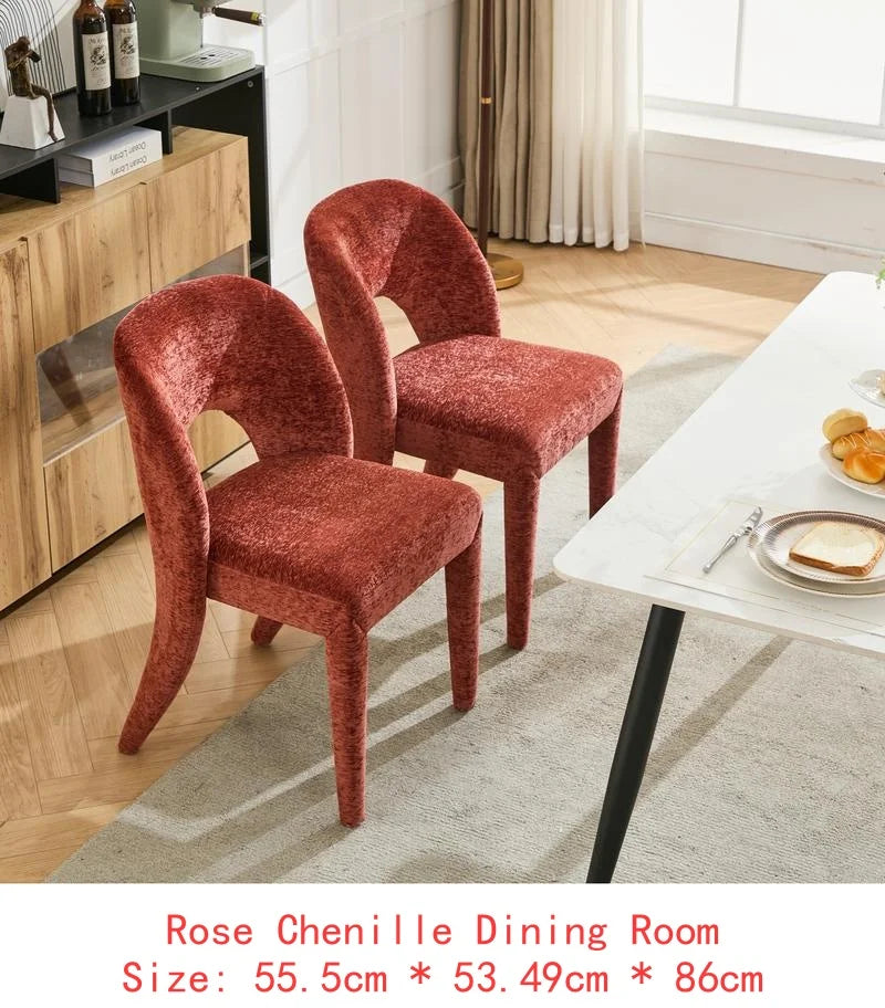 2 Cream Chenille