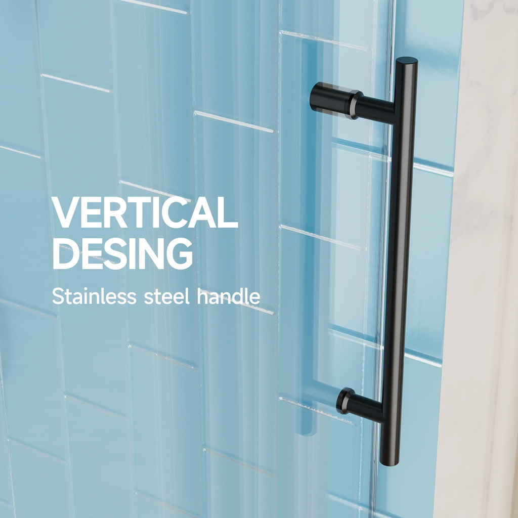 56-60"x60" H Bathtub Shower Door