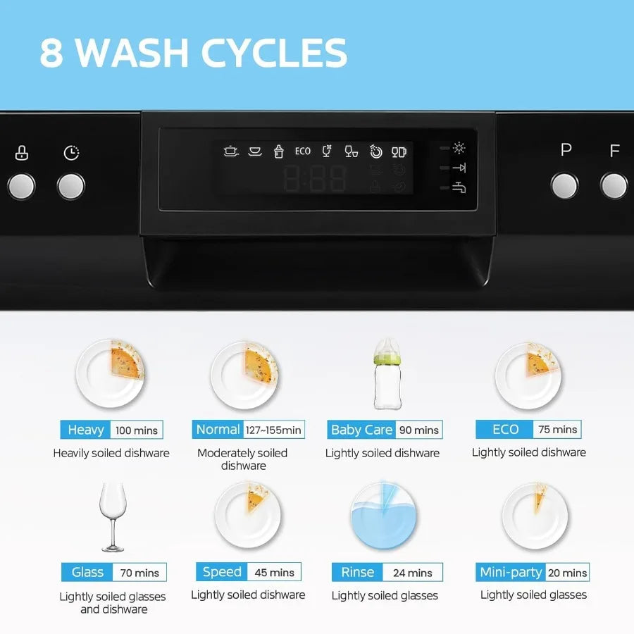Countertop Dishwasher for Dorm RV Apartment