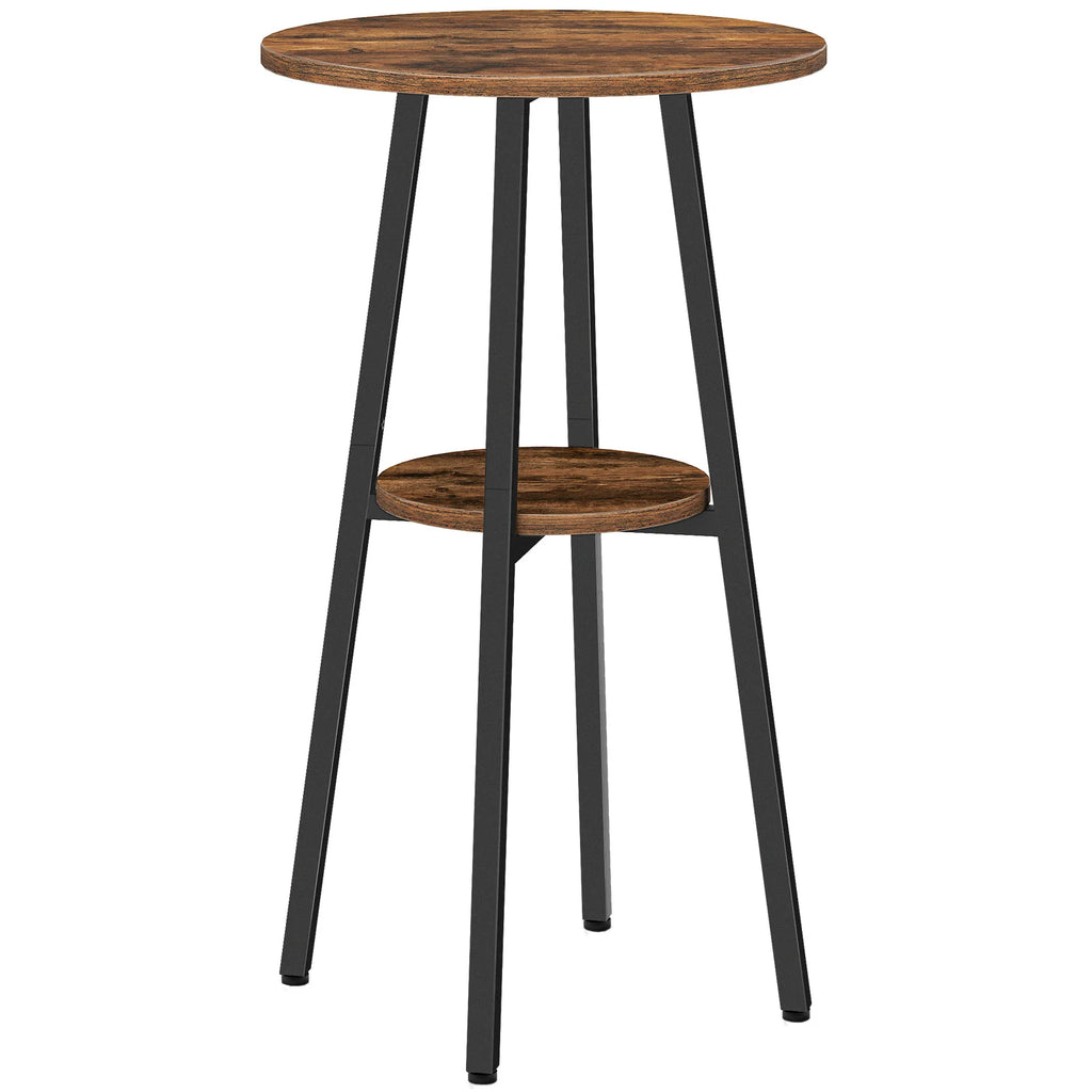 2-Tier Bistro Table w/ Storage 37.4"
