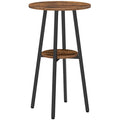 2-Tier Bistro Table w/ Storage 37.4"