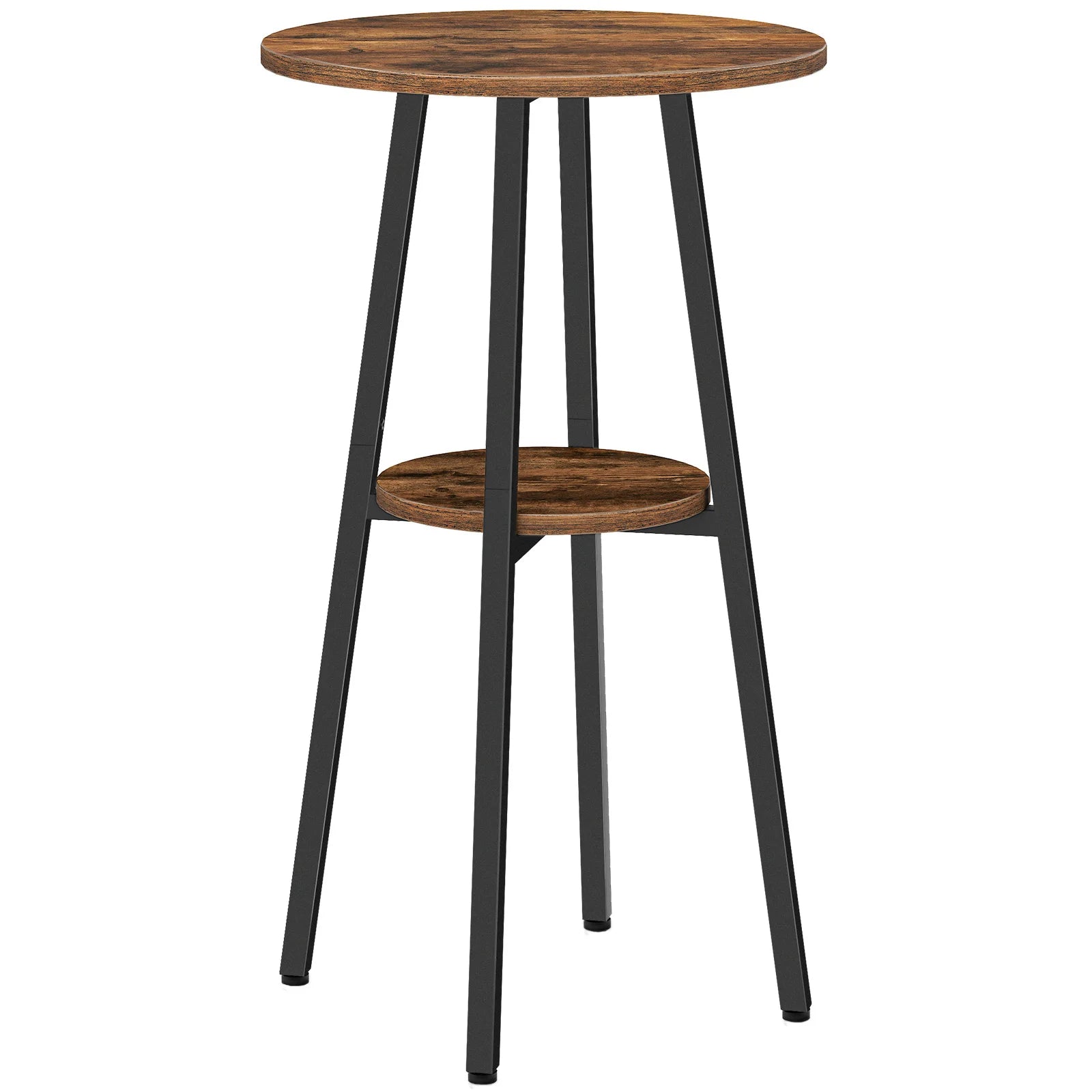2-Tier Bistro Table w/ Storage 37.4"