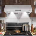 30" Range Hood Under Cabinet, Stainless 400 CFM