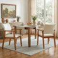 w/ Armrest 2 leather Upholstered