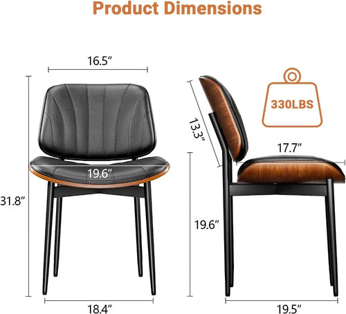 2 Dining Chairs Certified MCM